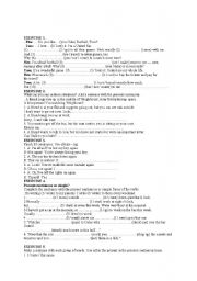 English worksheet: Present Continuous exercises