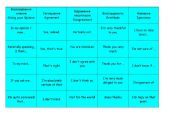 English worksheet: Speech patterns