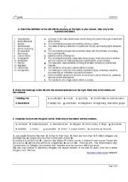 English Worksheet: IMMIGRATION test/worksheet