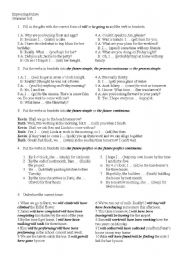 English Worksheet: Expessing Future