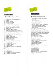 English worksheet: Speaking minimum for Intermediate level