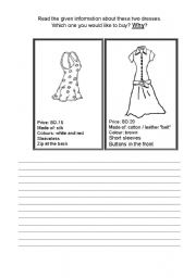 English worksheet: comparative