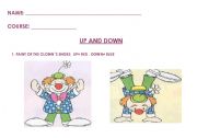 English worksheet: THE CLOWN