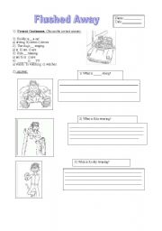 English Worksheet: flushed away