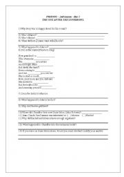 English worksheet: The one after the superbowl - Friends-1st season