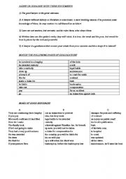 English worksheet: LAW