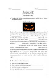 English worksheet: ACTIVATE B2  Units 10&11