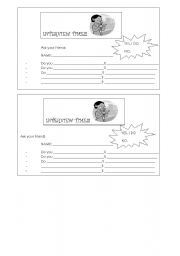 English Worksheet: interview