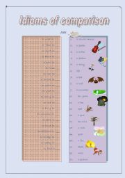 Idioms of comparison