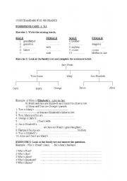 English worksheet: Possessive case