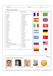 Countries & Nationalities