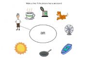 English worksheet: Word with (an) sound