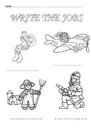 English Worksheet: JOBS