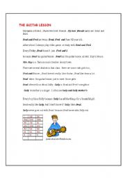 English Worksheet: subject ,object pronoun and possesive adjective 