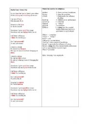 English Worksheet: Basket case - green day - answer key