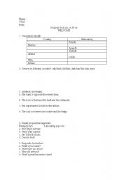English Worksheet: progress test