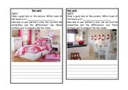 English Worksheet: Pair work: similarities and the differences
