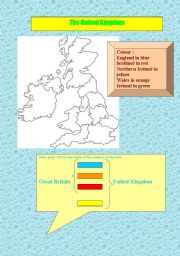 English worksheet: The United Kigdom