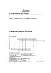 English Worksheet: Ancient Greece Every day Life 