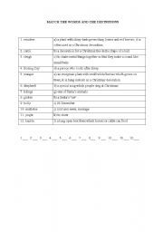 English Worksheet: Christmas 