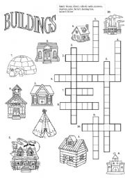 English Worksheet: Buildings