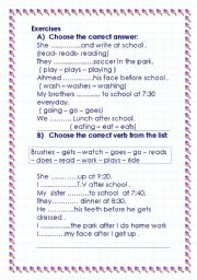 English Worksheet: grammar