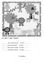 English worksheet: verb (to be) 