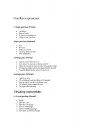 English worksheet: useful expressions