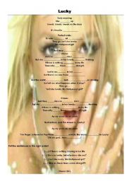 English Worksheet:  Britney Spears song 