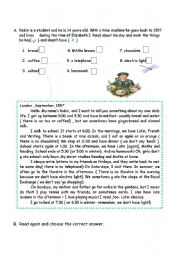 English Worksheet: present simple