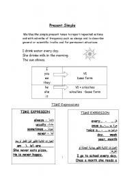 English Worksheet: present simple