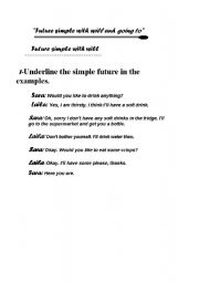 English Worksheet: lesson objectives-future tense