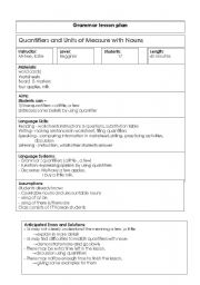 English Worksheet: grammar lesson