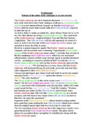 English Worksheet: Beatlemania