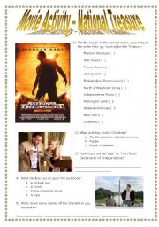 National Treasure Movie Activity + KEYS