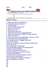 30 QUESTIONS to ASK TO THE ENGLISH ASSISTANT