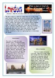 English Worksheet: London