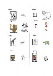 English Worksheet: adjectives