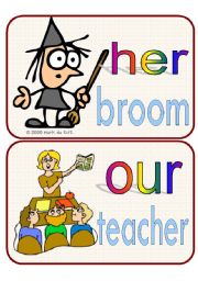 possessive pronouns cards