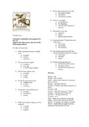 English Worksheet: Alexander