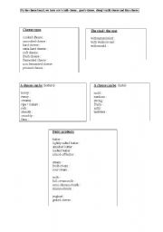 English worksheet: Cheese and dairy products