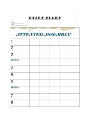 English Worksheet: time