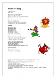 English worksheet: Circle of Life