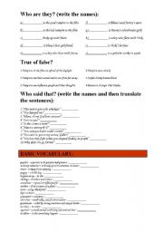 English Worksheet: VAMPIRE DIARIES 4 UR TEEN SS! ep 1 (part 2of2+KEY) - BE UP 2 DATE!