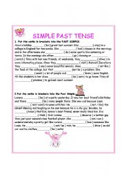 Simple past tense