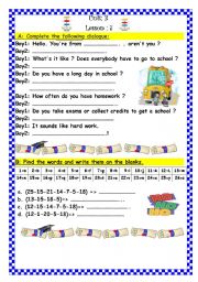 English Worksheet: compare