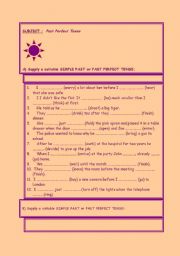 English worksheet: past simple