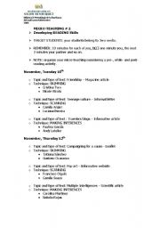 English Worksheet: readin microteaching