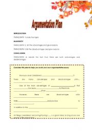 Writing - Argumentation Plan