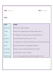 English Worksheet: Career